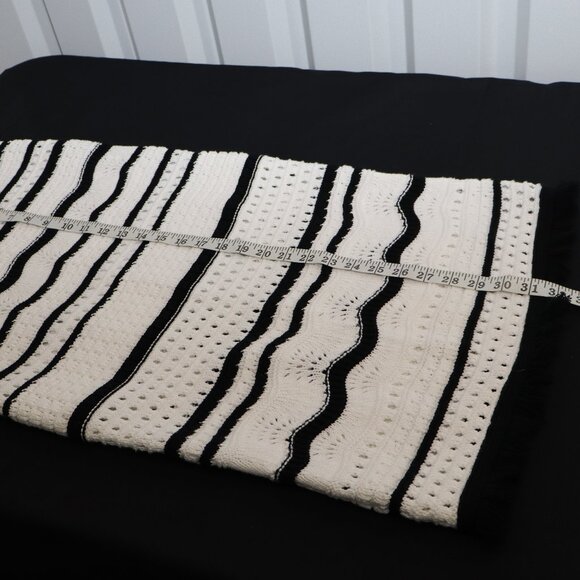 House of Harlow 1960 Two Piece Knit Top Skirt Set Black White Size Small** EUC - Picture 8 of 8